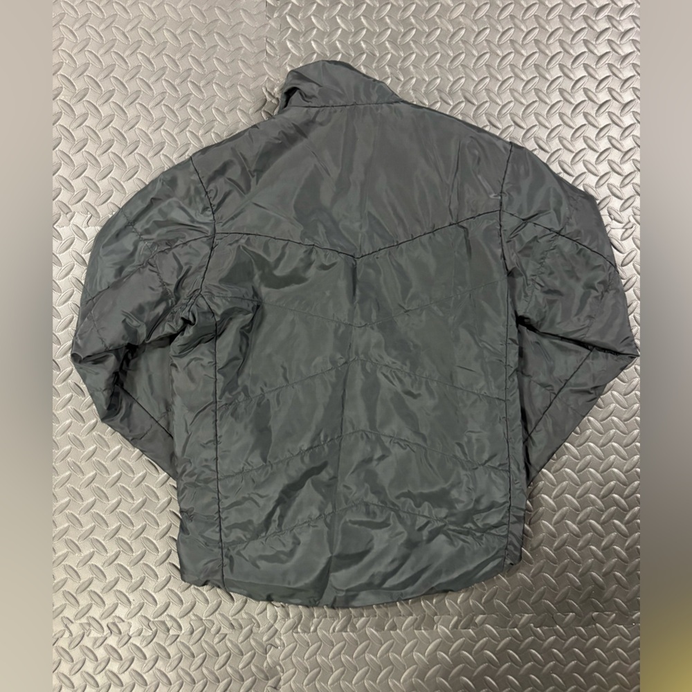 Adidas Men’s Small Black Lightweight Puffer Jacket Full Zip Athletic Coat - Picture 7 of 10